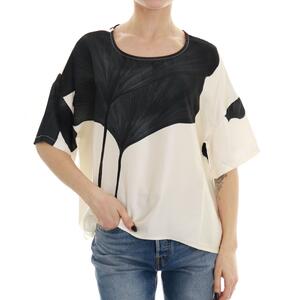 BLUSA LEAF NERO
